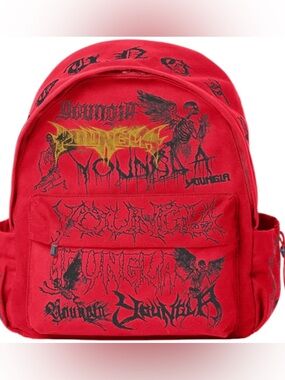 YoungLA Red Backpack with tag